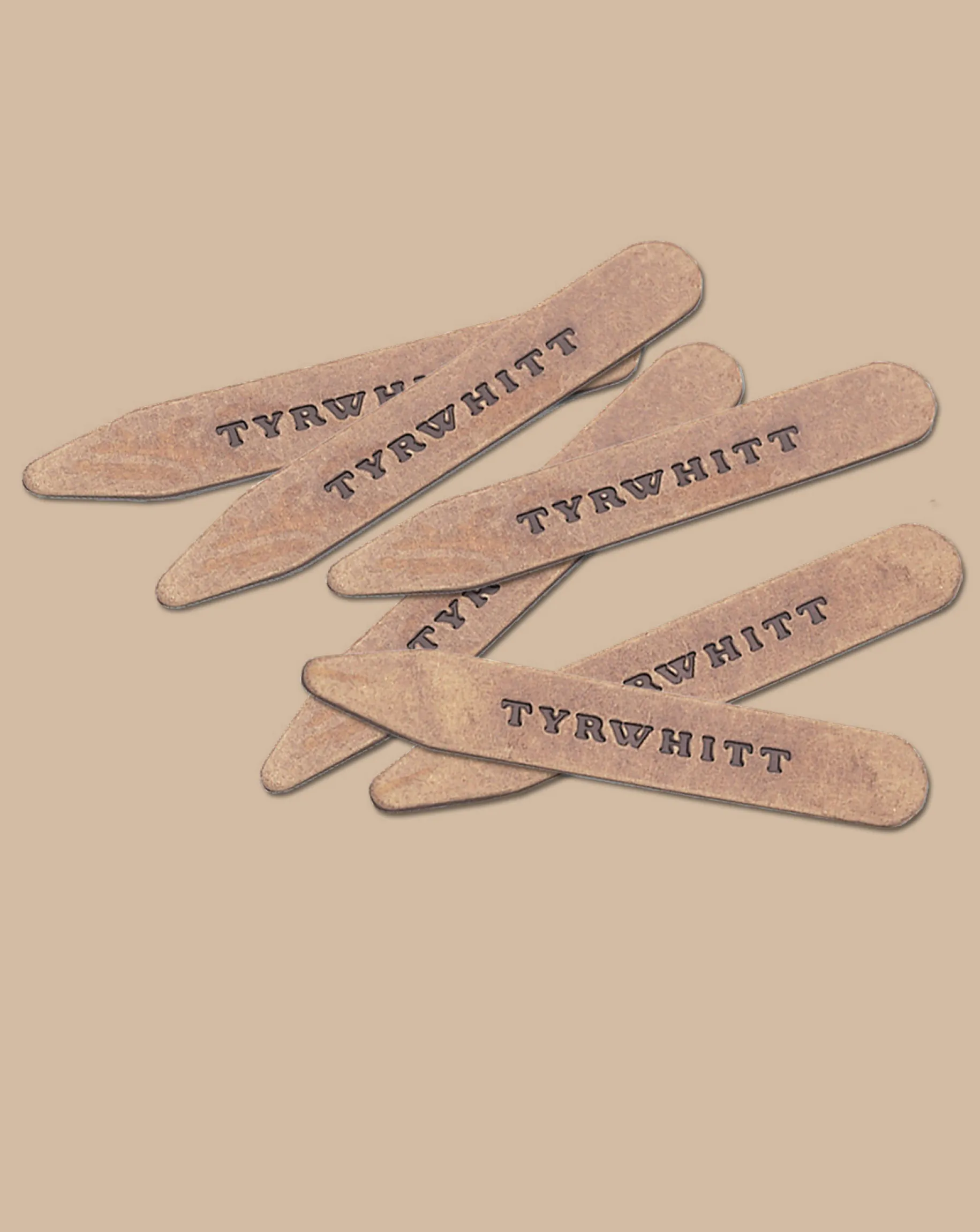 Cufflinks|Collar & Tie Accessories<Charles Tyrwhitt 3 Pack Solid Brass Classic Collar Stays