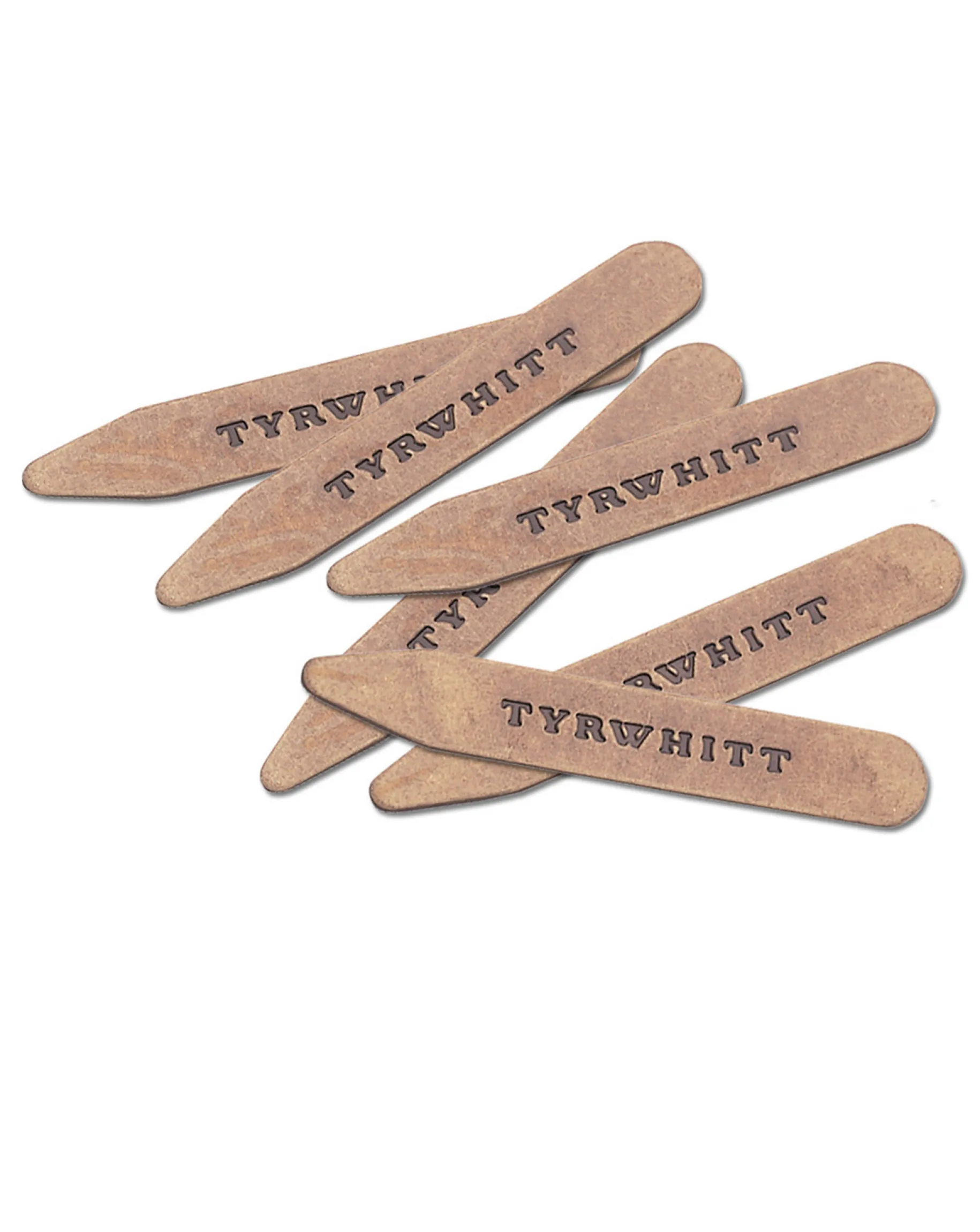 Cufflinks|Collar & Tie Accessories<Charles Tyrwhitt 3 Pack Solid Brass Classic Collar Stays