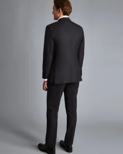 Suit Jackets|Blazers<Charles Tyrwhitt Birdseye Travel Suit Jacket - Grey Charcoal