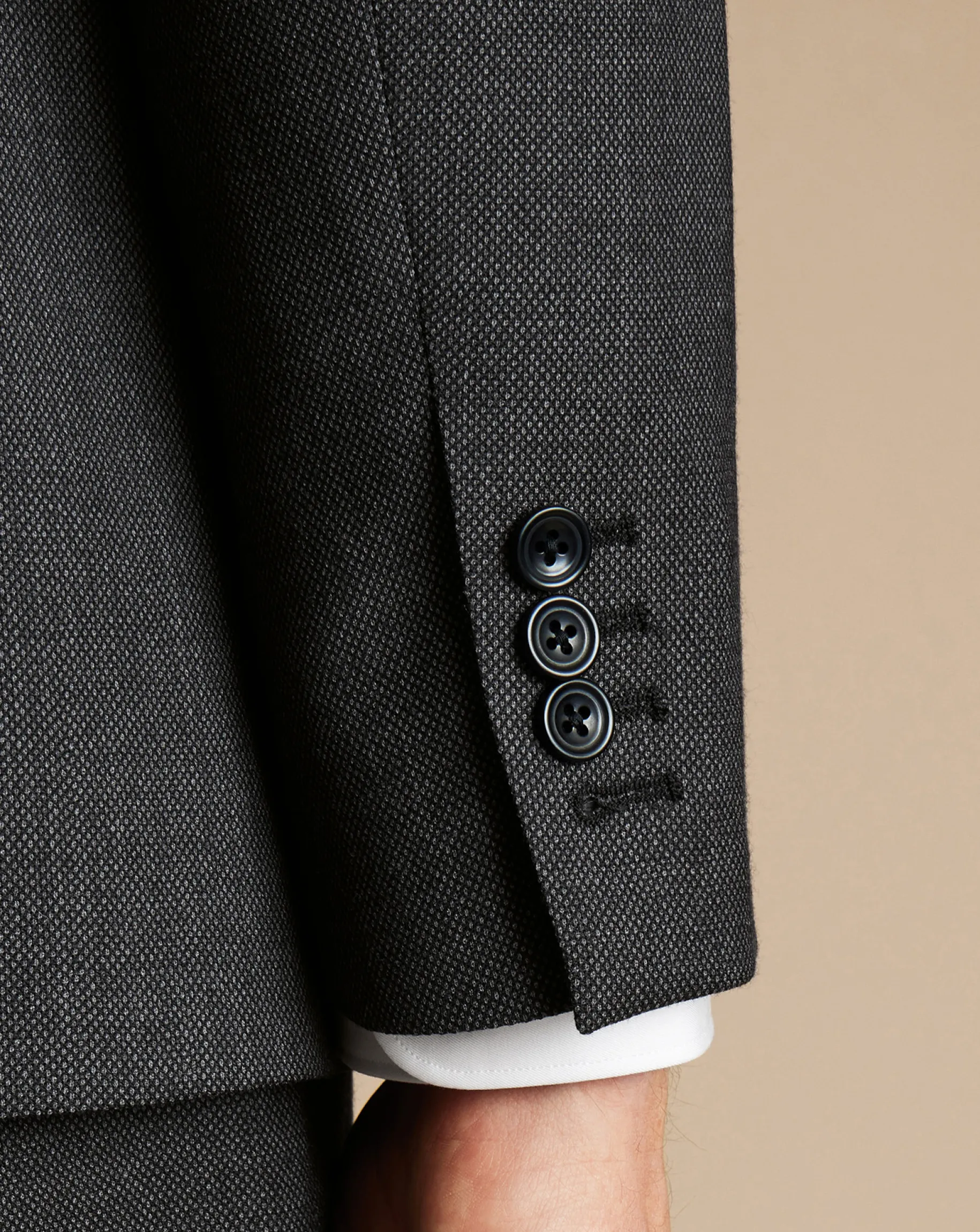 Suit Jackets<Charles Tyrwhitt Birdseye Ultimate Performance Suit Jacket - Grey