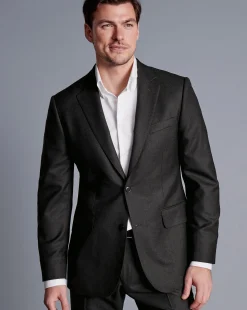 Suit Jackets|Blazers<Charles Tyrwhitt British Luxury Suit Jacket - Gray Charcoal