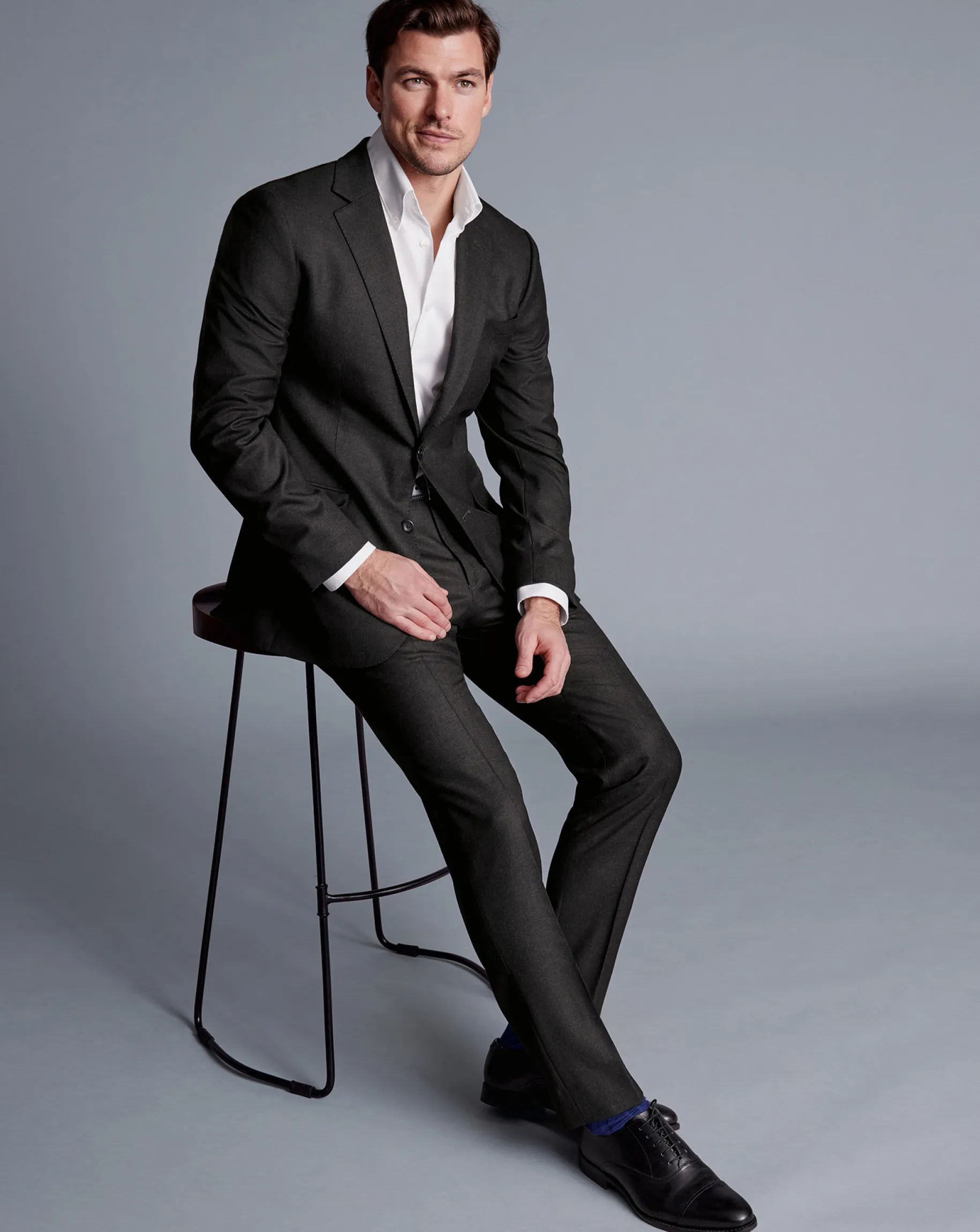 Suit Jackets|Blazers<Charles Tyrwhitt British Luxury Suit Jacket - Gray Charcoal