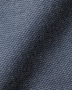 Shirt Sale|Casual Shirts<Charles Tyrwhitt Button-Down Collar Arrow Dobby Brushed Flannel Shirt - Steel Blue