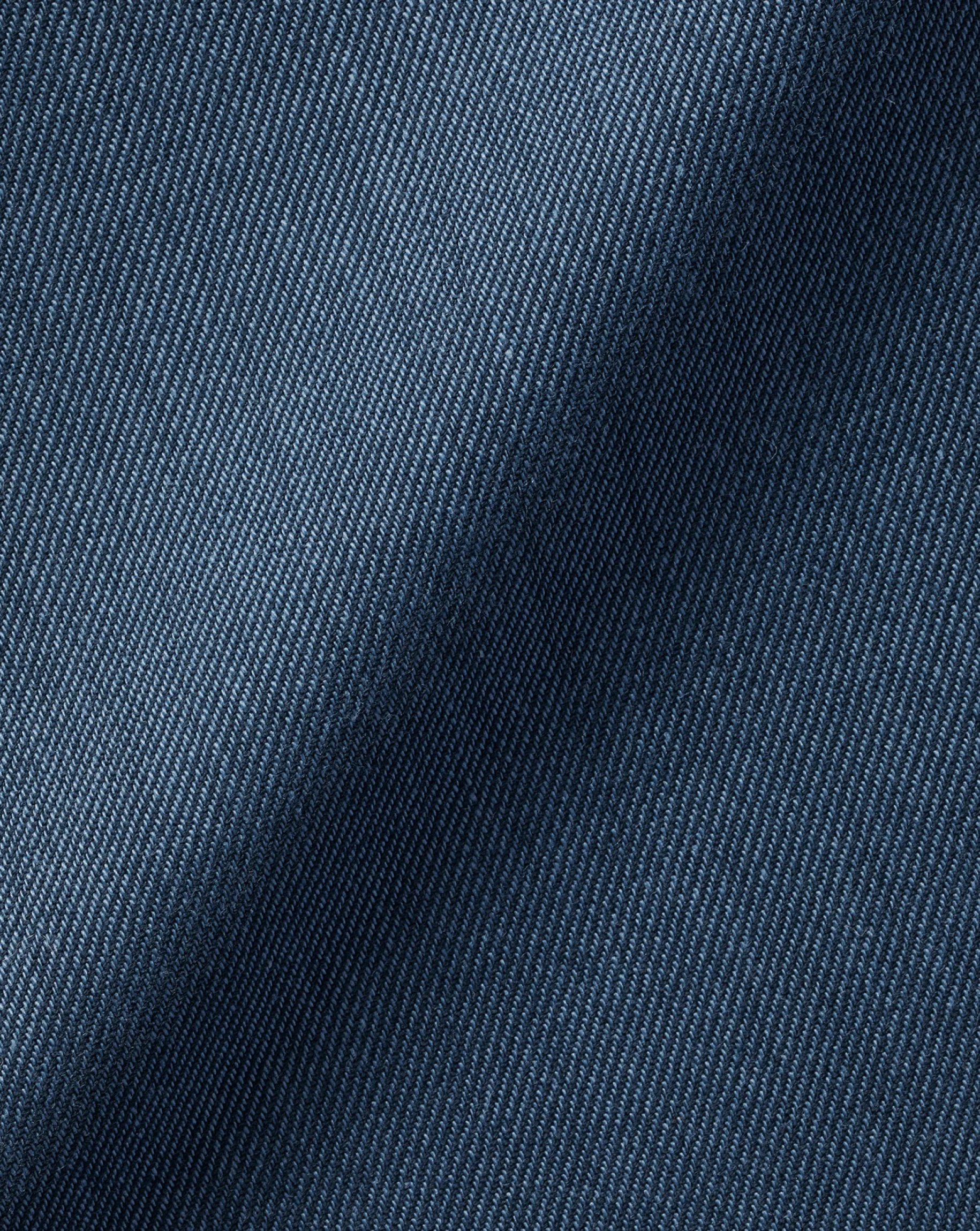 Casual Shirts|17"<Charles Tyrwhitt Button-Down Collar Brushed Cotton Twill Shirt - Petrol Blue