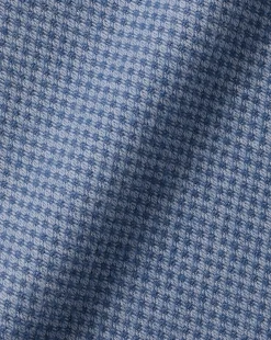 Casual Shirts|Blue Shirts<Charles Tyrwhitt Button-Down Collar Dobby Flannel Shirt - Blue Indigo