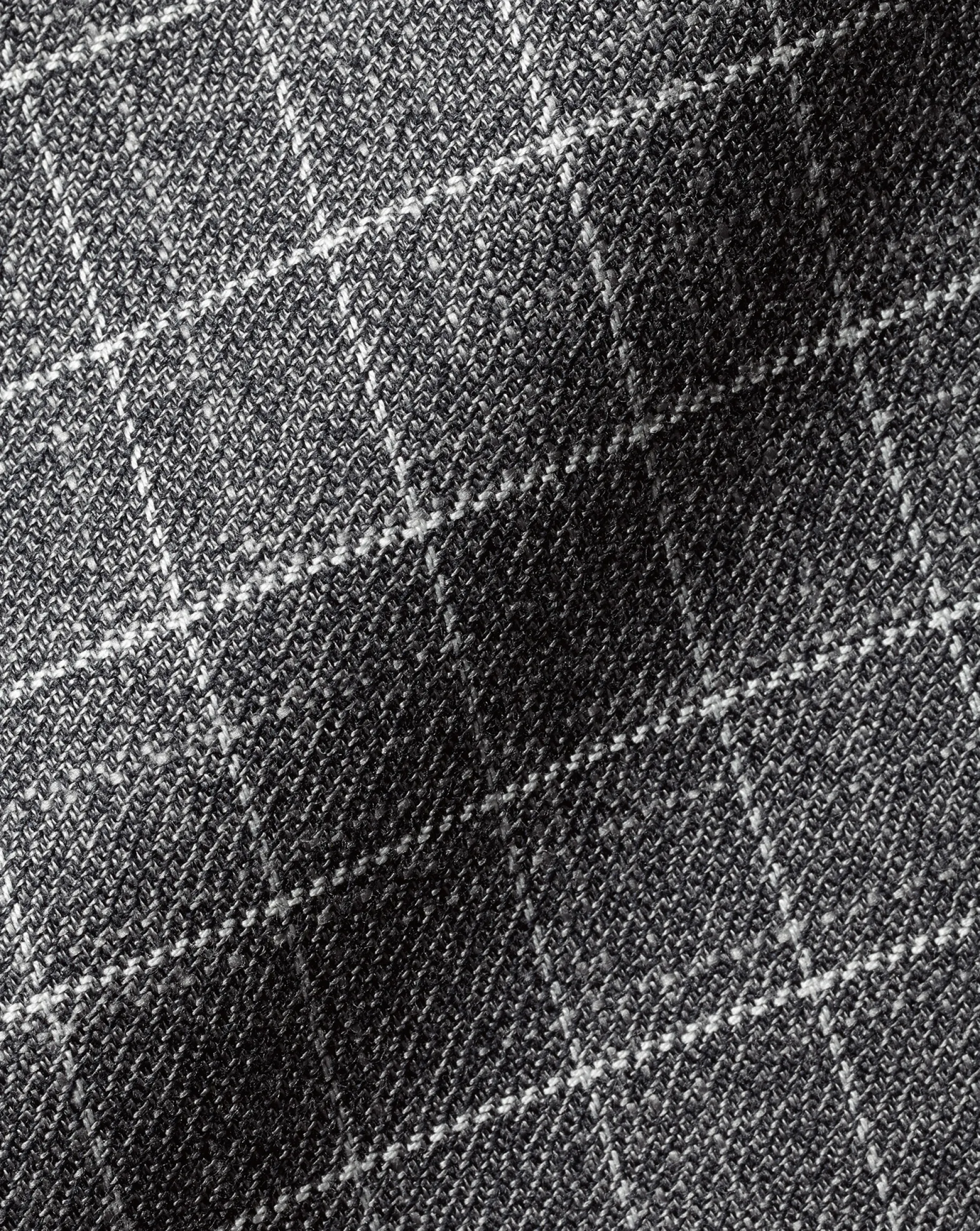 Shirt Sale|Casual Shirts<Charles Tyrwhitt Button-Down Collar Non-Iron Twill Windowpane Check Shirt - Charcoal Grey