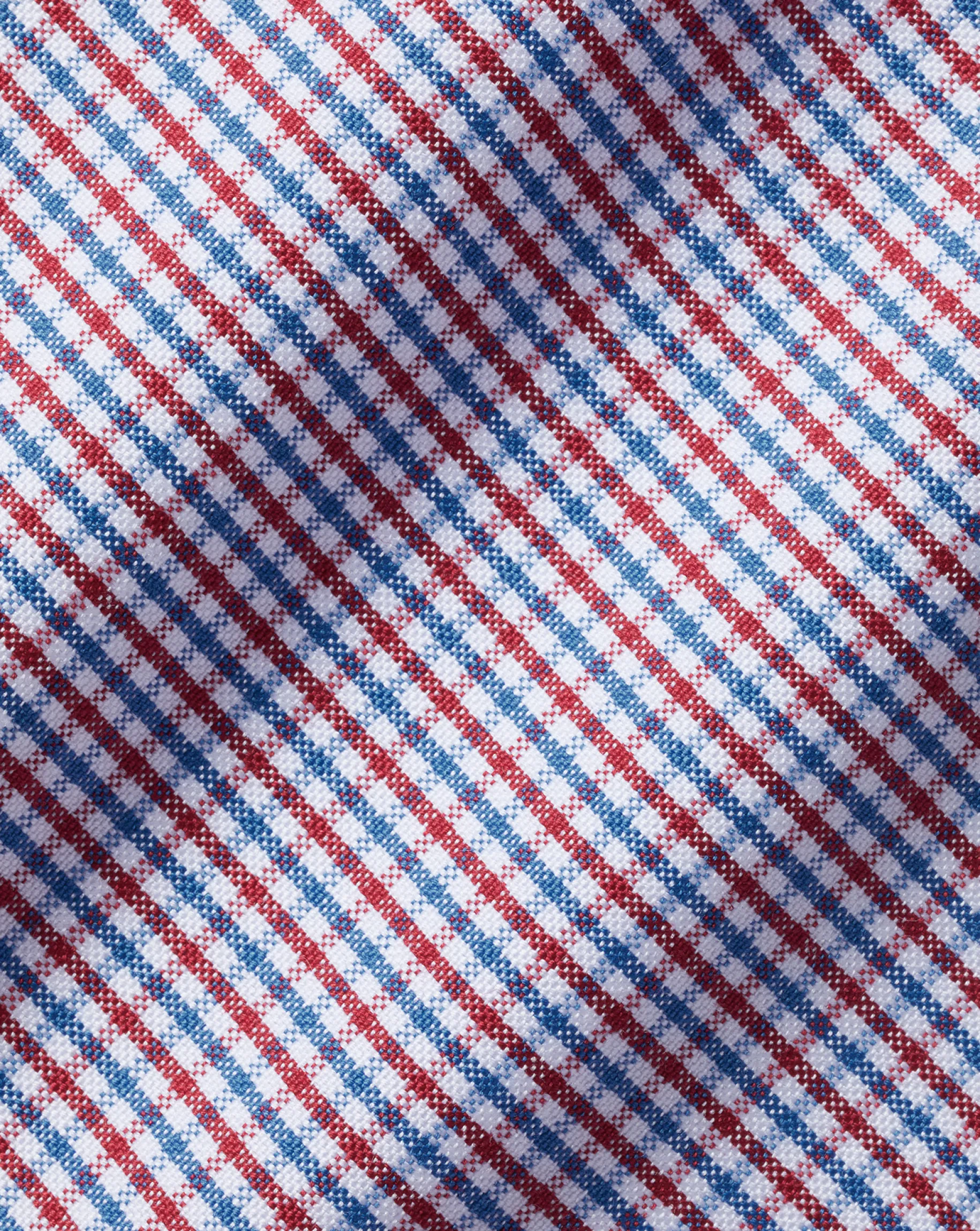Shirt Sale|Dress Shirts<Charles Tyrwhitt Button-Down Collar Non-Iron Gingham Check Shirt - Red