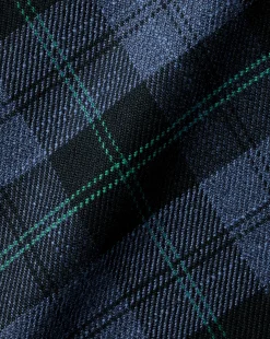 Business Casual Shirts|Casual Shirts<Charles Tyrwhitt Button-Down Collar Non-Iron Twill Overcheck Shirt - Green