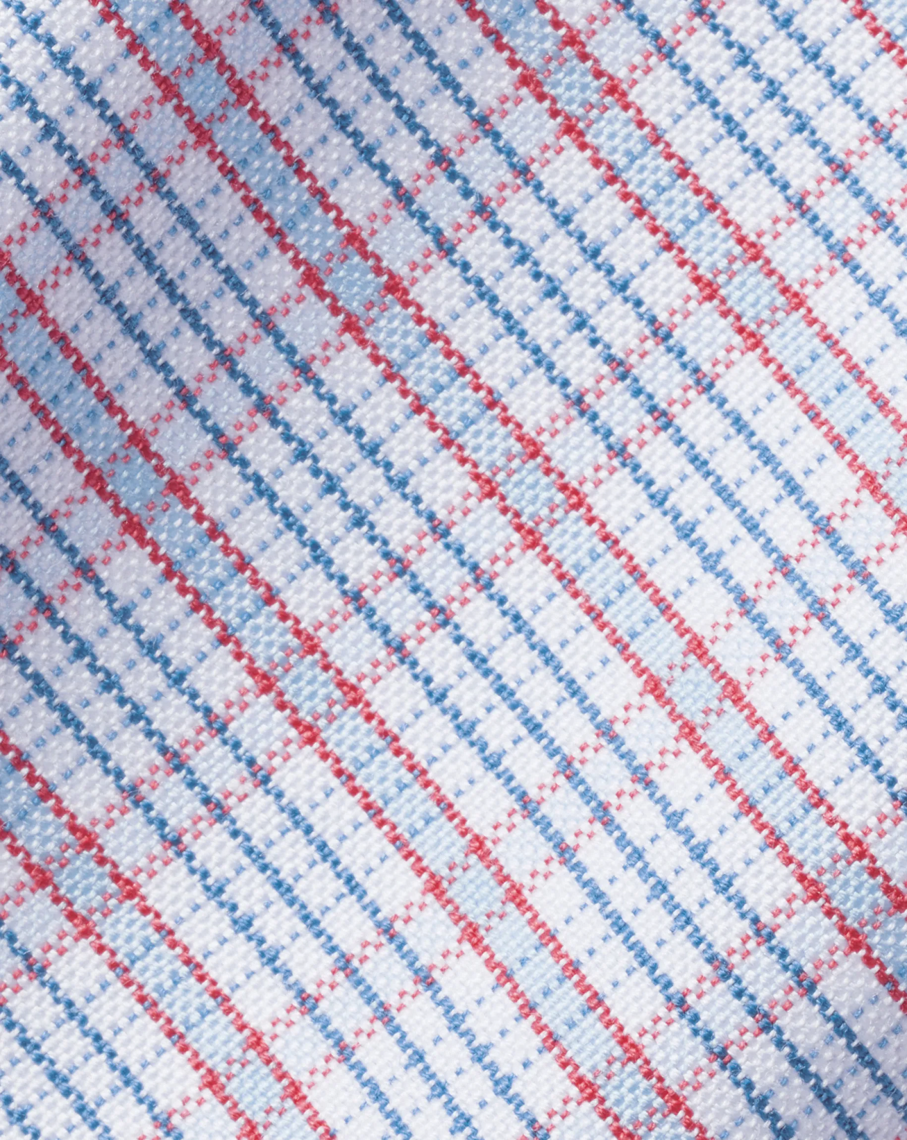 Oxford Shirts|Business Casual Shirts<Charles Tyrwhitt Button-Down Collar Non-Iron Oxford Check Shirt - Red