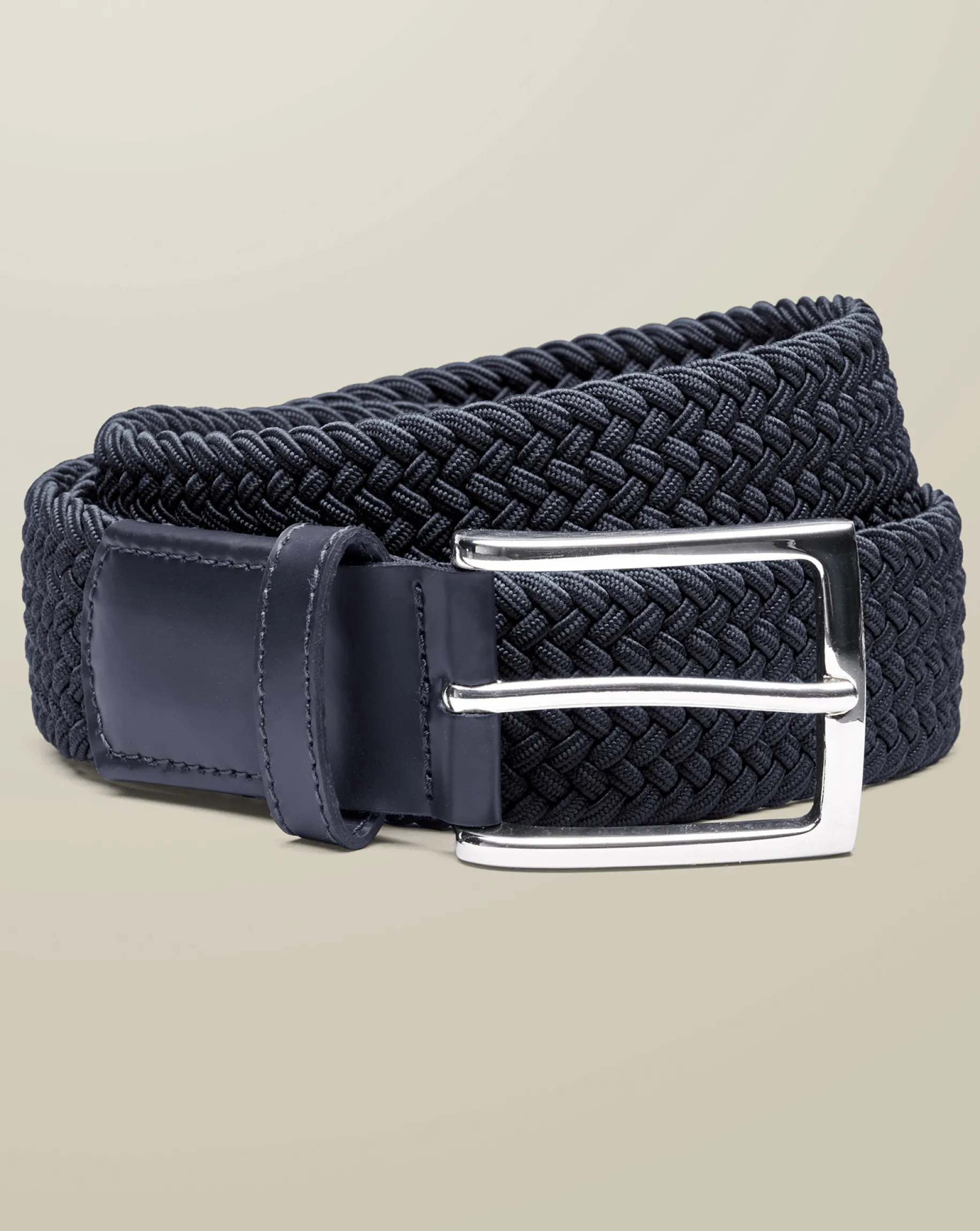Belts & Suspenders<Charles Tyrwhitt Casual Stretch Belt - Navy