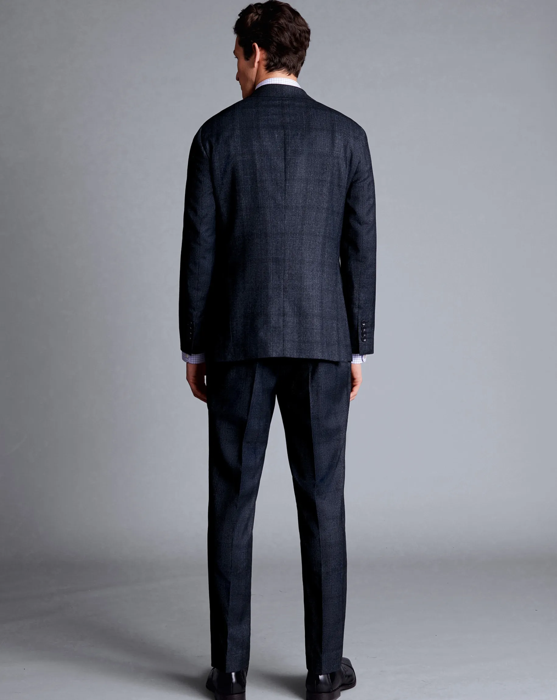 Suit Jackets|Blazers<Charles Tyrwhitt Check Suit Jacket - Denim Blue