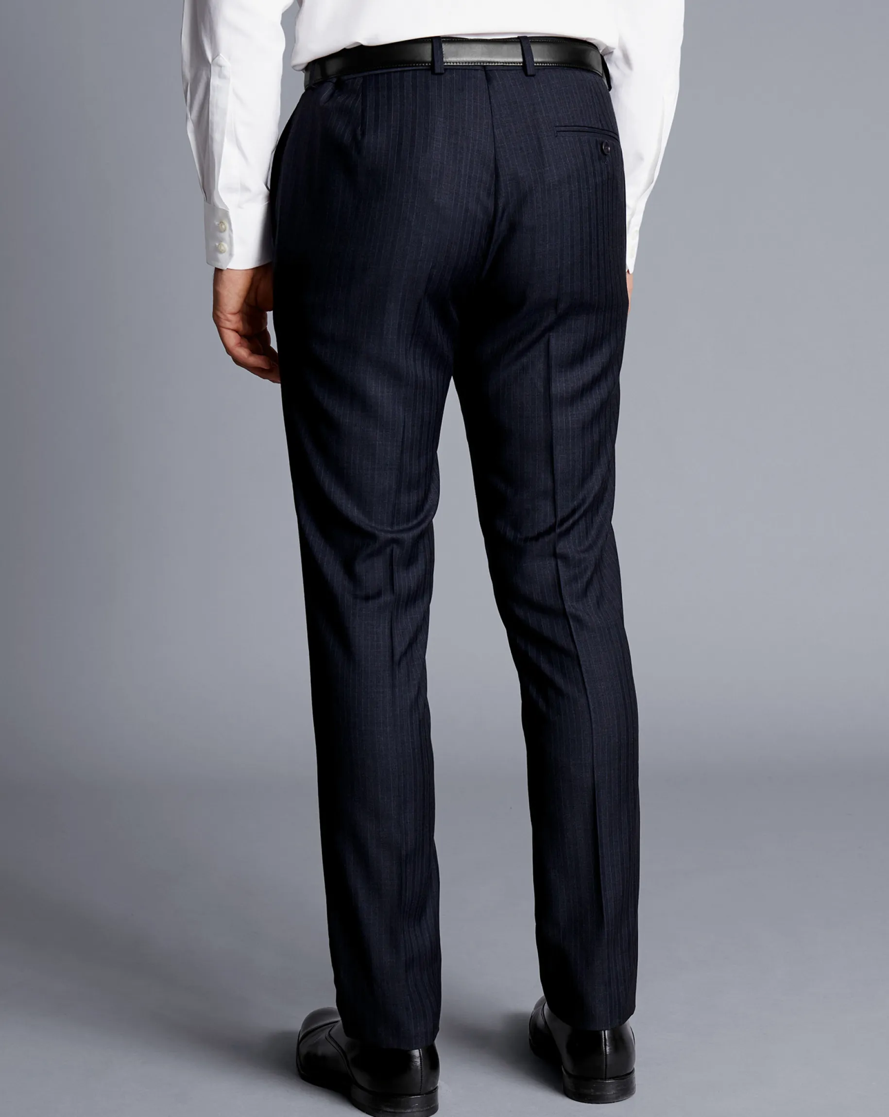 Suit Pants|Pants & Shorts<Charles Tyrwhitt Check Suit Pants - Ink Blue