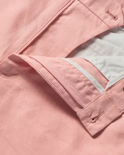 Golf Collection|Pants & Shorts<Charles Tyrwhitt Cotton Linen Shorts - Light Coral Pink