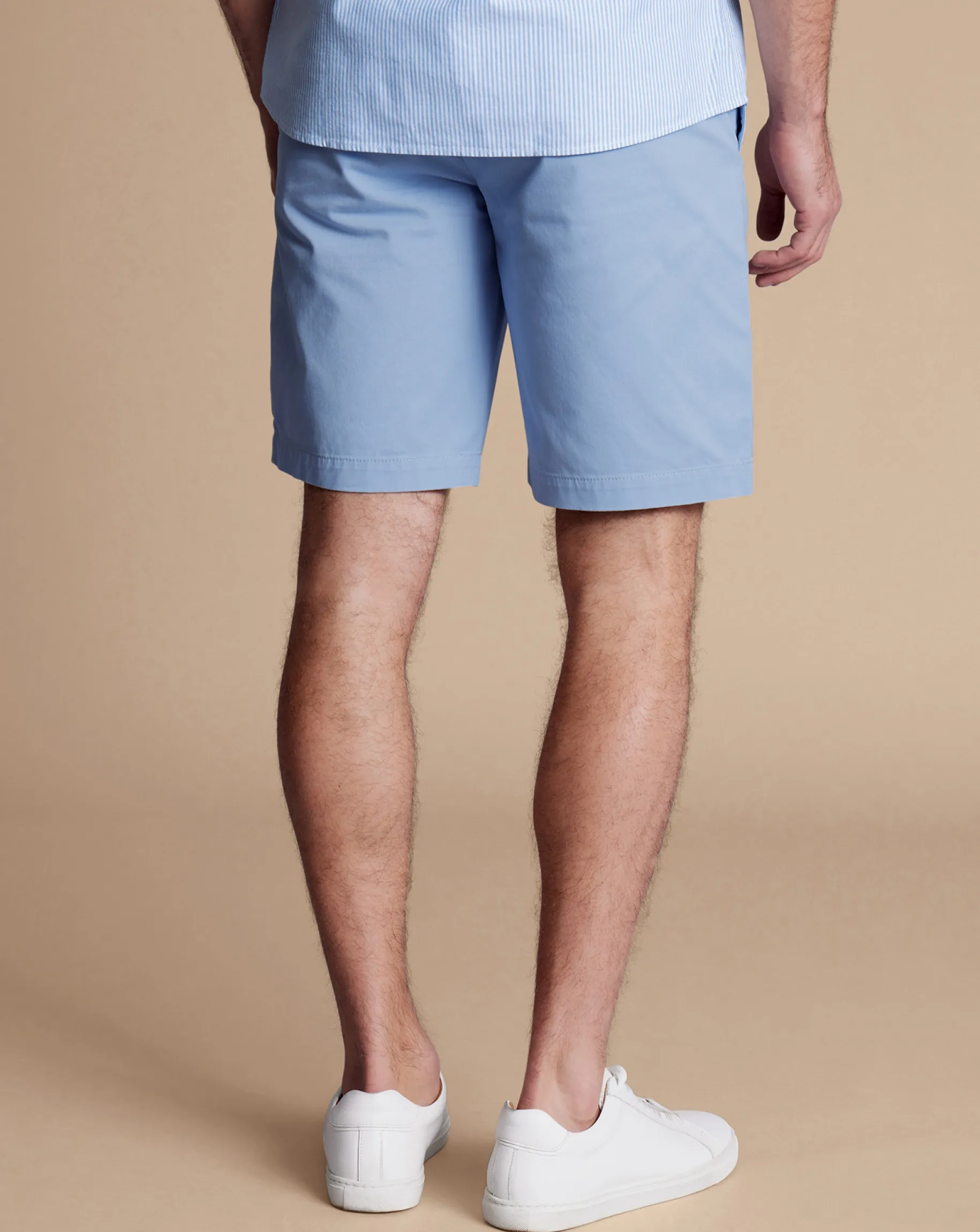 Golf Collection|Blue Pants<Charles Tyrwhitt Cotton Shorts - Cornflower Blue