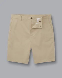 Golf Collection|Shorts<Charles Tyrwhitt Cotton Shorts - Oatmeal