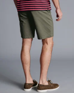 Golf Collection|Shorts<Charles Tyrwhitt Cotton Shorts - Green Olive