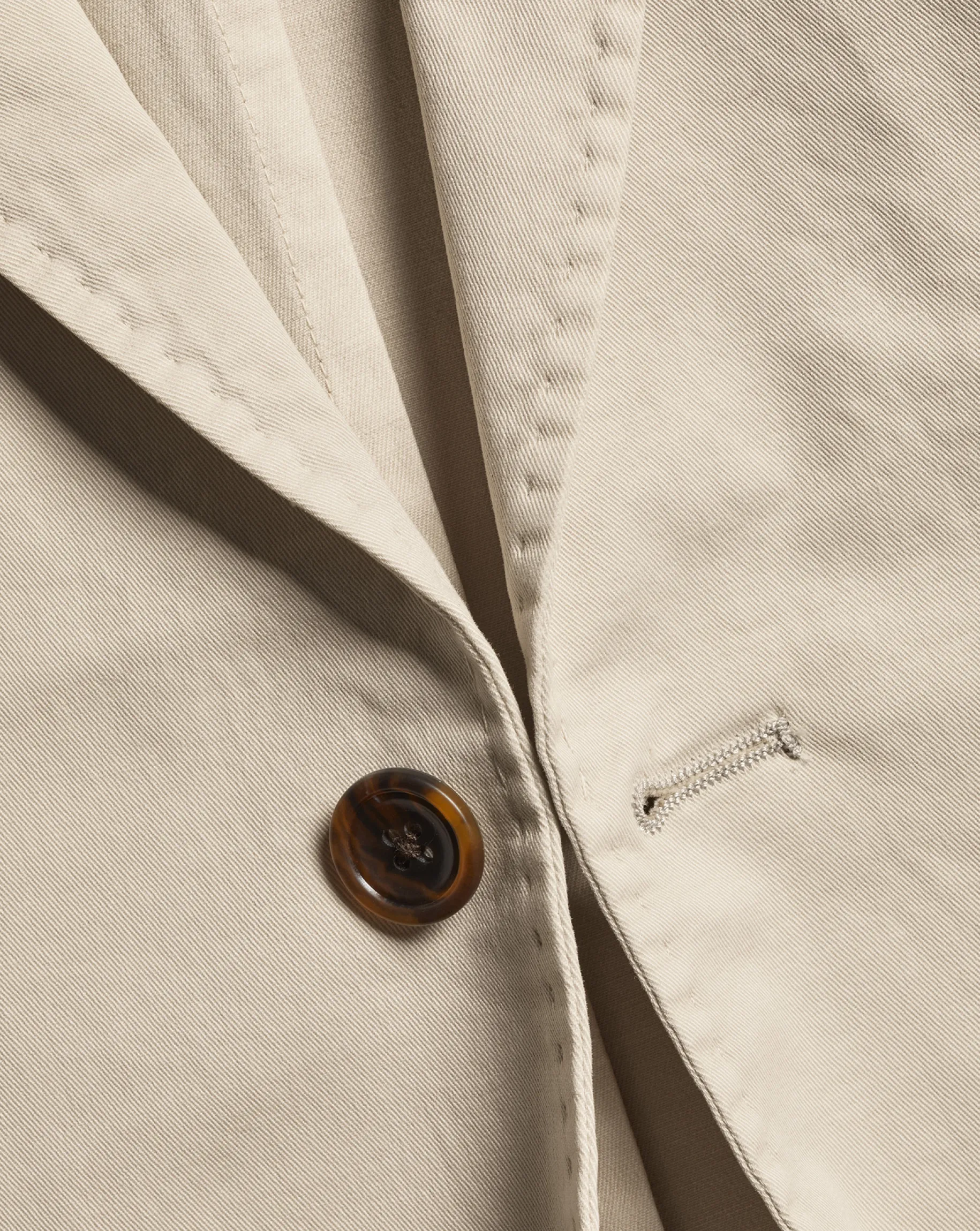 Coats & Jackets|Blazers<Charles Tyrwhitt Cotton Stretch Jacket - Limestone