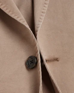Coats & Jackets|Blazers<Charles Tyrwhitt Cotton Stretch Jacket - Taupe