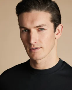 t-shirts<Charles Tyrwhitt Cotton Tyrwhitt T-Shirt - Black