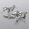 Accessories<Charles Tyrwhitt Dalmatian Cufflink - Silver Grey