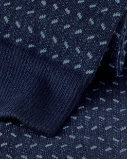 Socks<Charles Tyrwhitt Mini Herringbone Socks Denim Blue