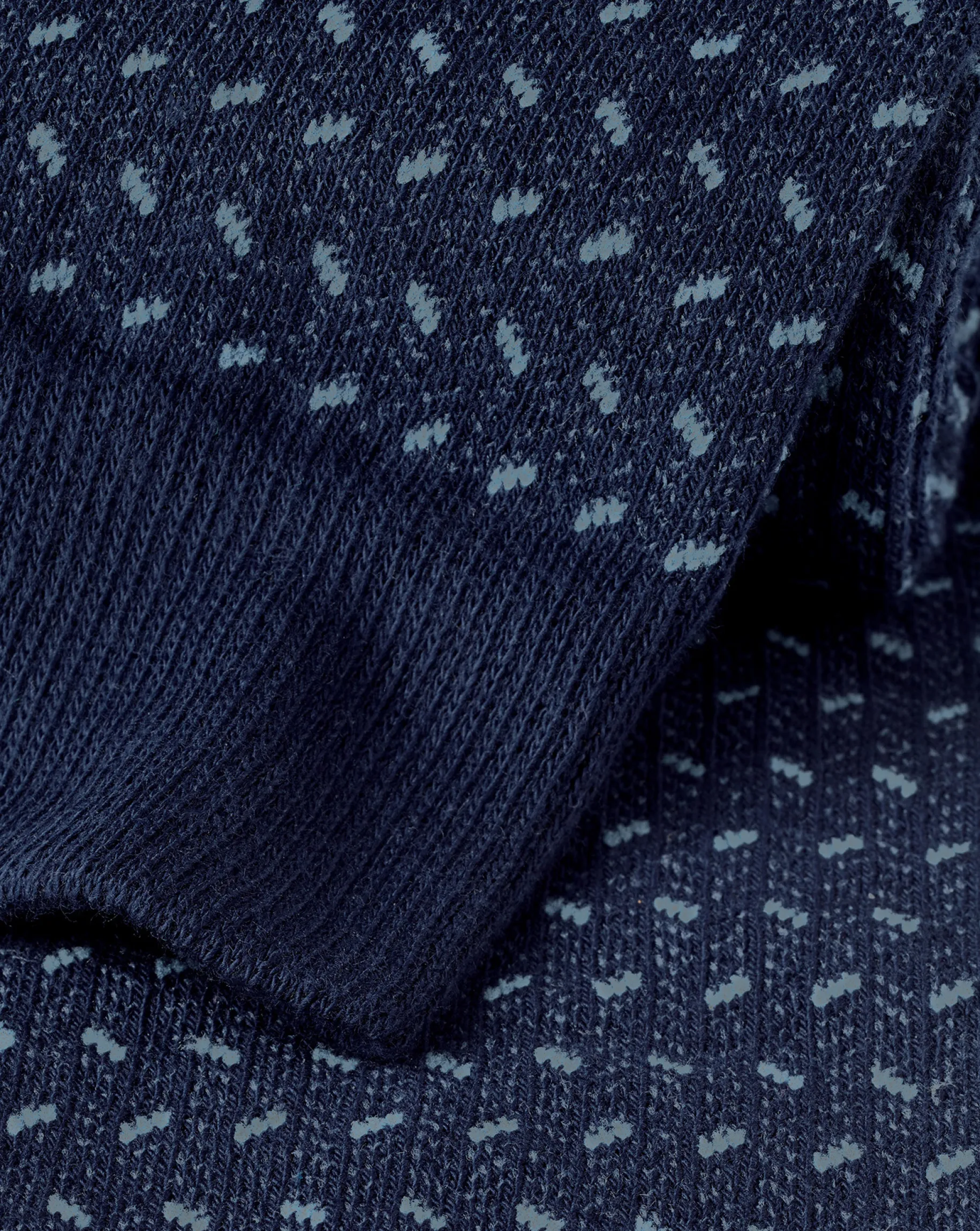Socks<Charles Tyrwhitt Mini Herringbone Socks Denim Blue