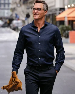 Casual Shirts|S<Charles Tyrwhitt Denim Shirt - Denim Blue