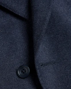 Suit Jackets<Charles Tyrwhitt Double Breasted Italian Pindot Suit Jacket - Denim Blue