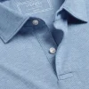 Shirt Sale|Polos<Charles Tyrwhitt End-On-End Cotton Polo - Light Blue