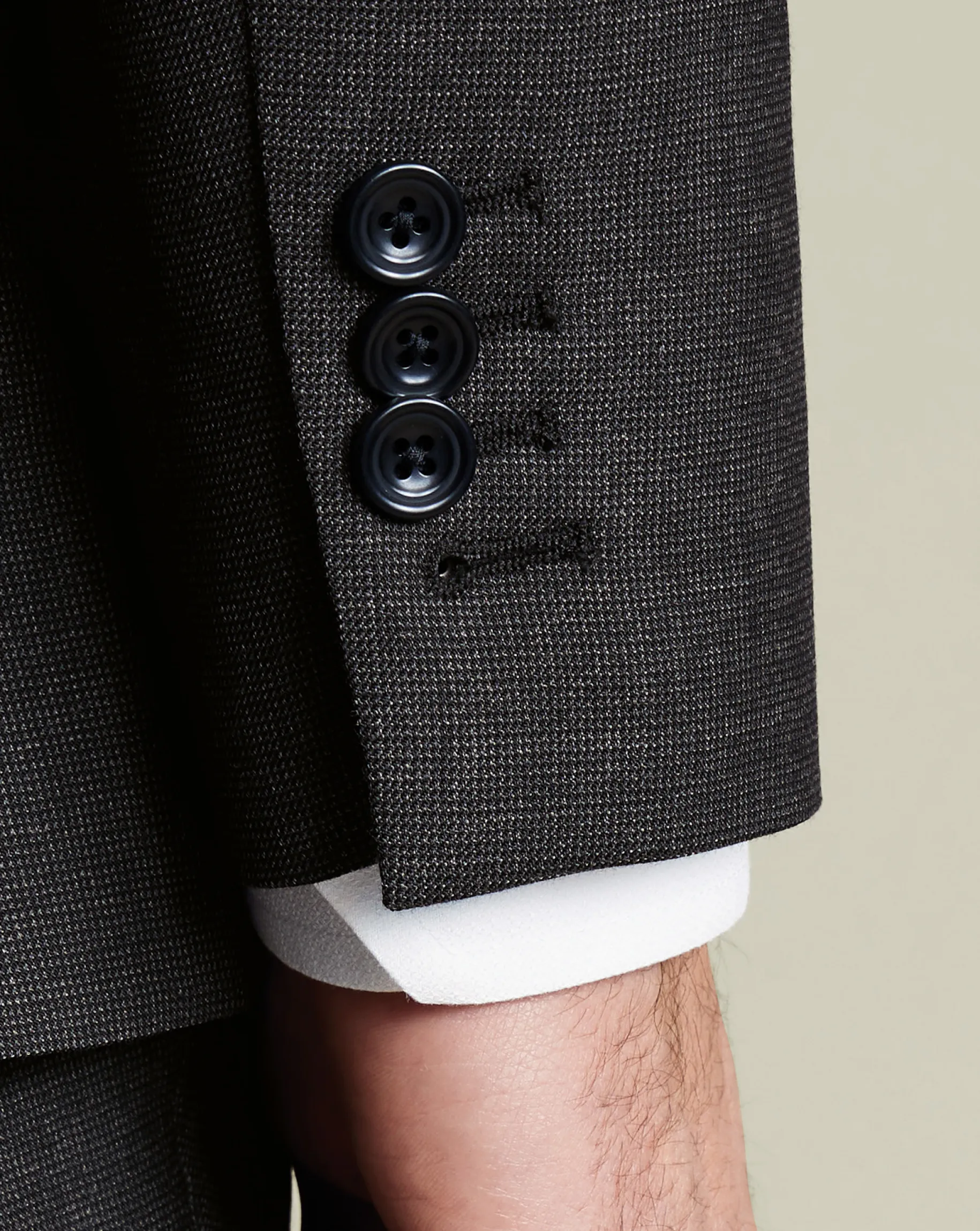 Suit Jackets<Charles Tyrwhitt End-on-End Ultimate Performance Suit Jacket - Charcoal Gray Charcoal Grey