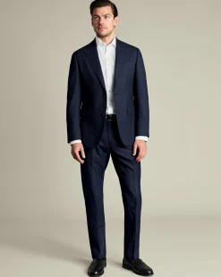 Suit Jackets<Charles Tyrwhitt End-on-End Ultimate Travel Suit Jacket - Navy