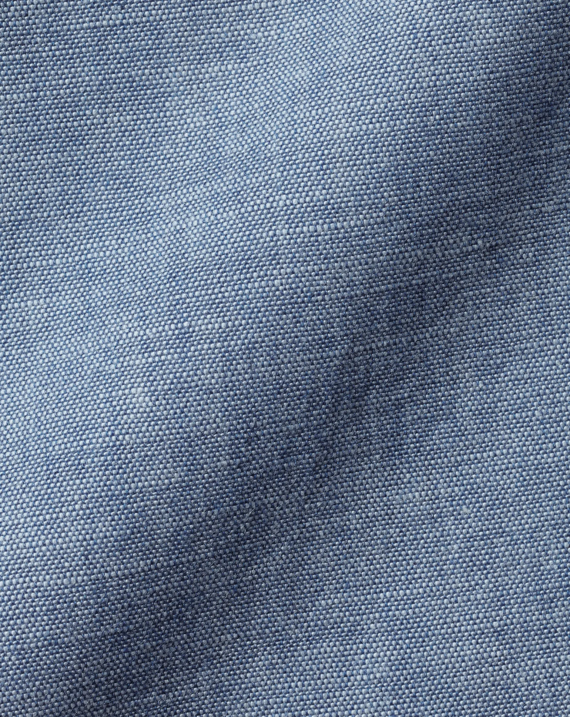 Casual Shirts|Blue Shirts<Charles Tyrwhitt England Rugby Button-Down Collar Chambray Shirt - Mid Blue