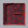 Accessories<Charles Tyrwhitt England Rugby Player Pocket Square - Berry