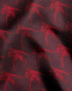 Accessories<Charles Tyrwhitt England Rugby Player Pocket Square - Berry