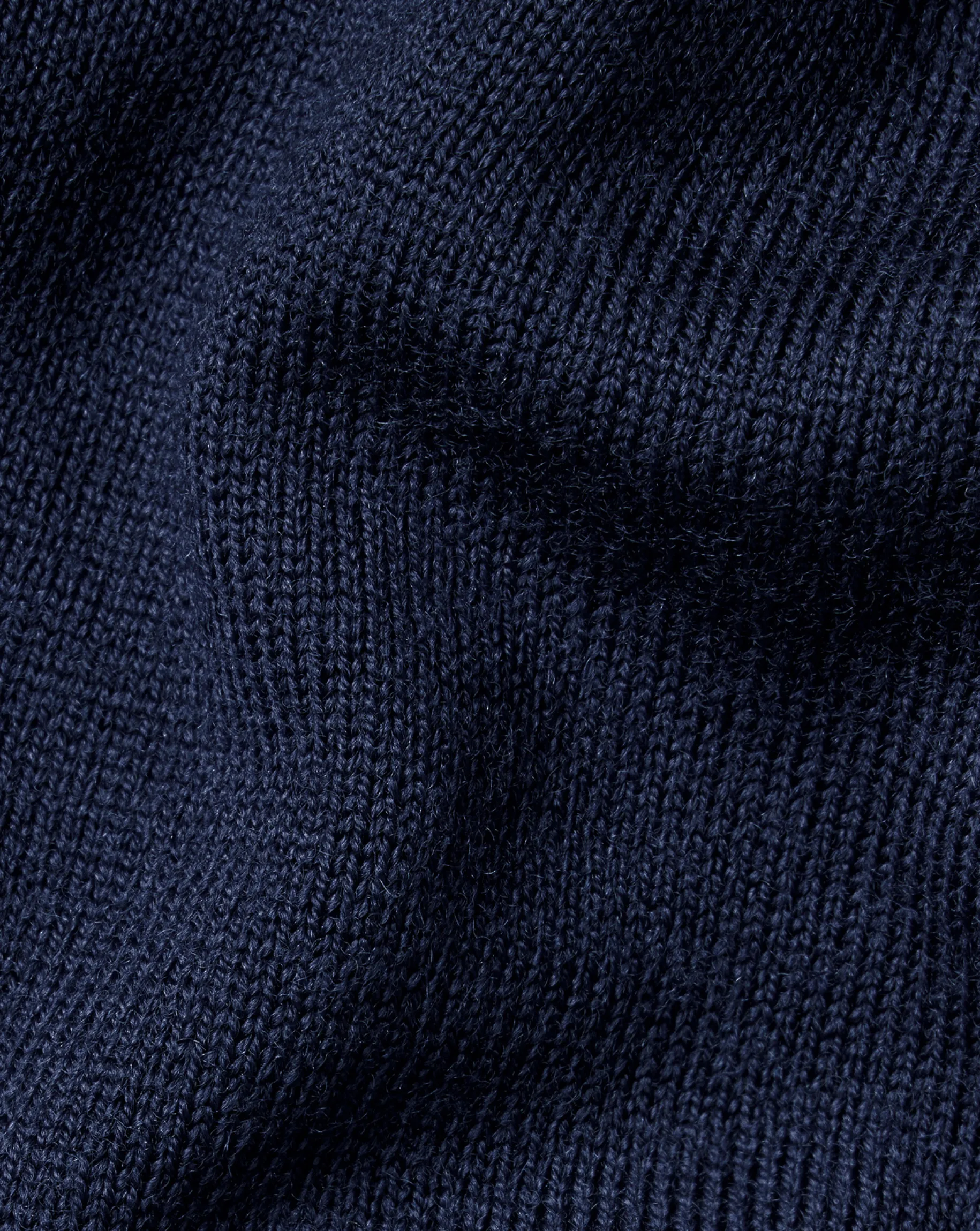 Quarter Zip Sweaters|Sweaters<Charles Tyrwhitt England Rugby Red Rose Merino Quarter Zip Sweater - Navy