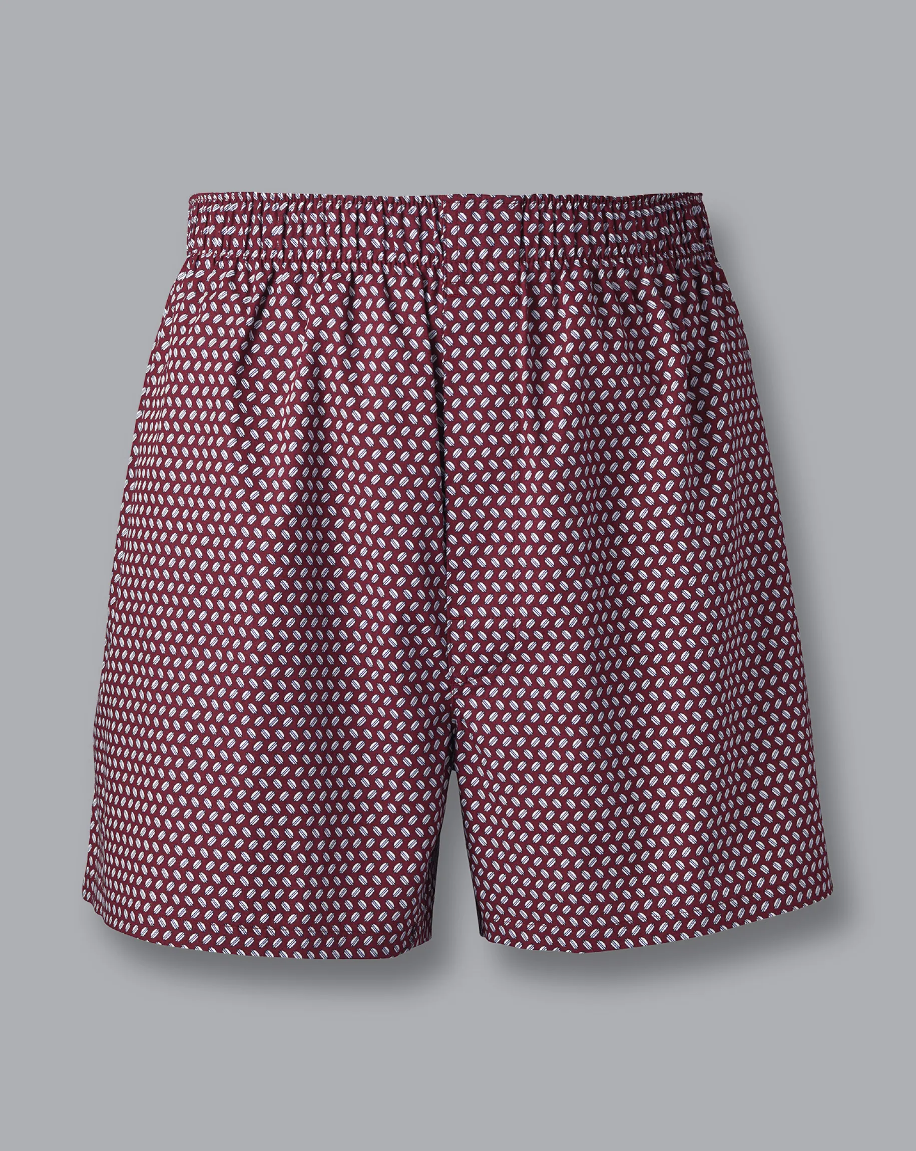 Accessories<Charles Tyrwhitt England Rugby Woven Boxers - Wine Wine Red