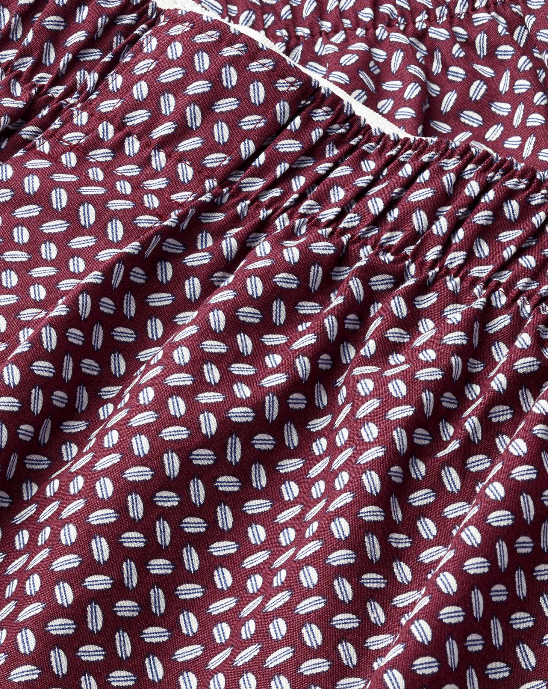 Accessories<Charles Tyrwhitt England Rugby Woven Boxers - Wine Wine Red