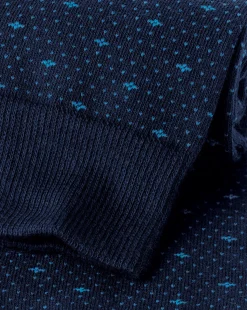 Socks<Charles Tyrwhitt Geo Spot Socks - Denim Blue