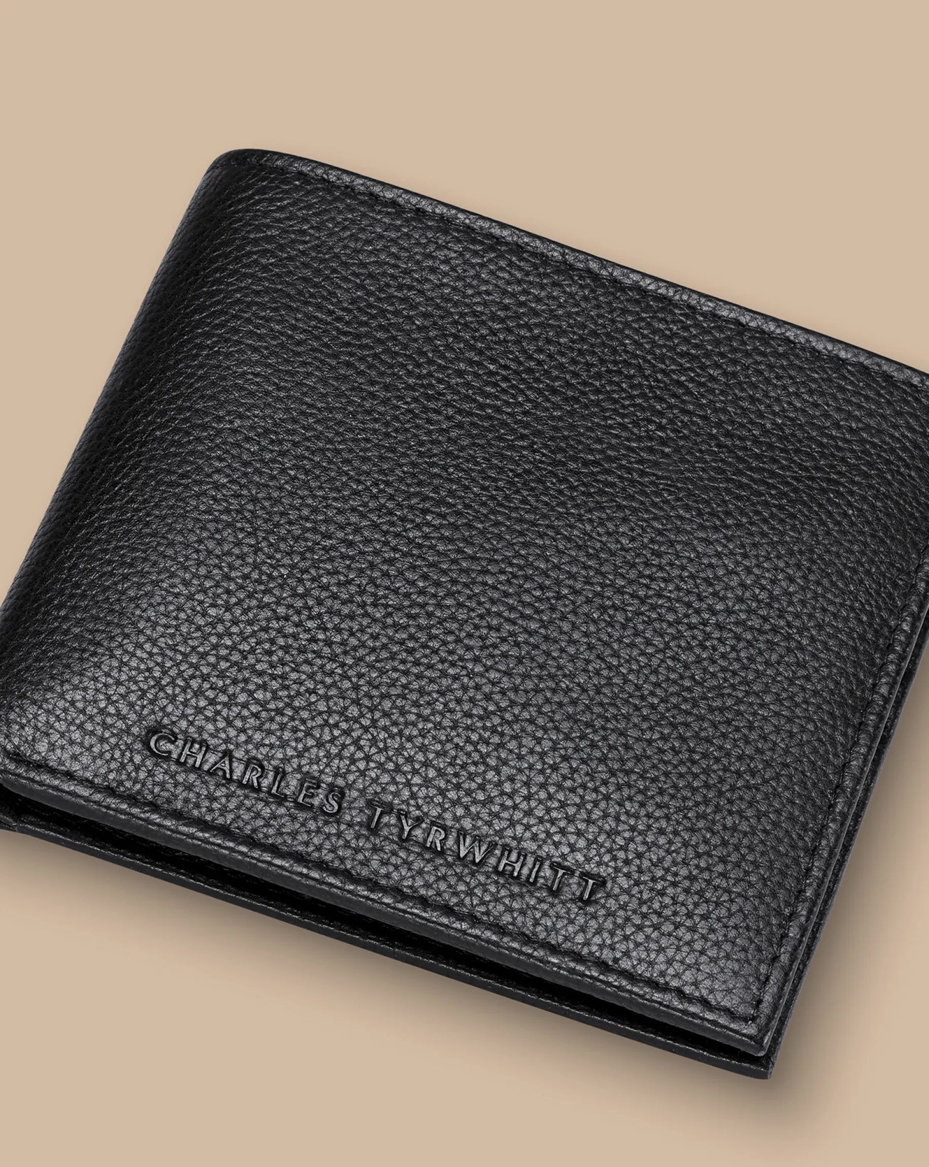 Leather Goods<Charles Tyrwhitt Grain Leather Wallet - Black