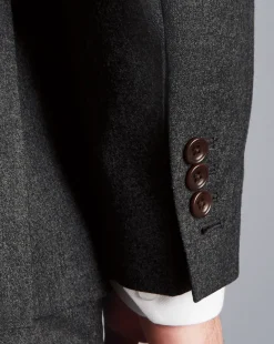Suit Jackets|Blazers<Charles Tyrwhitt Italian Flannel Suit Jacket Grey