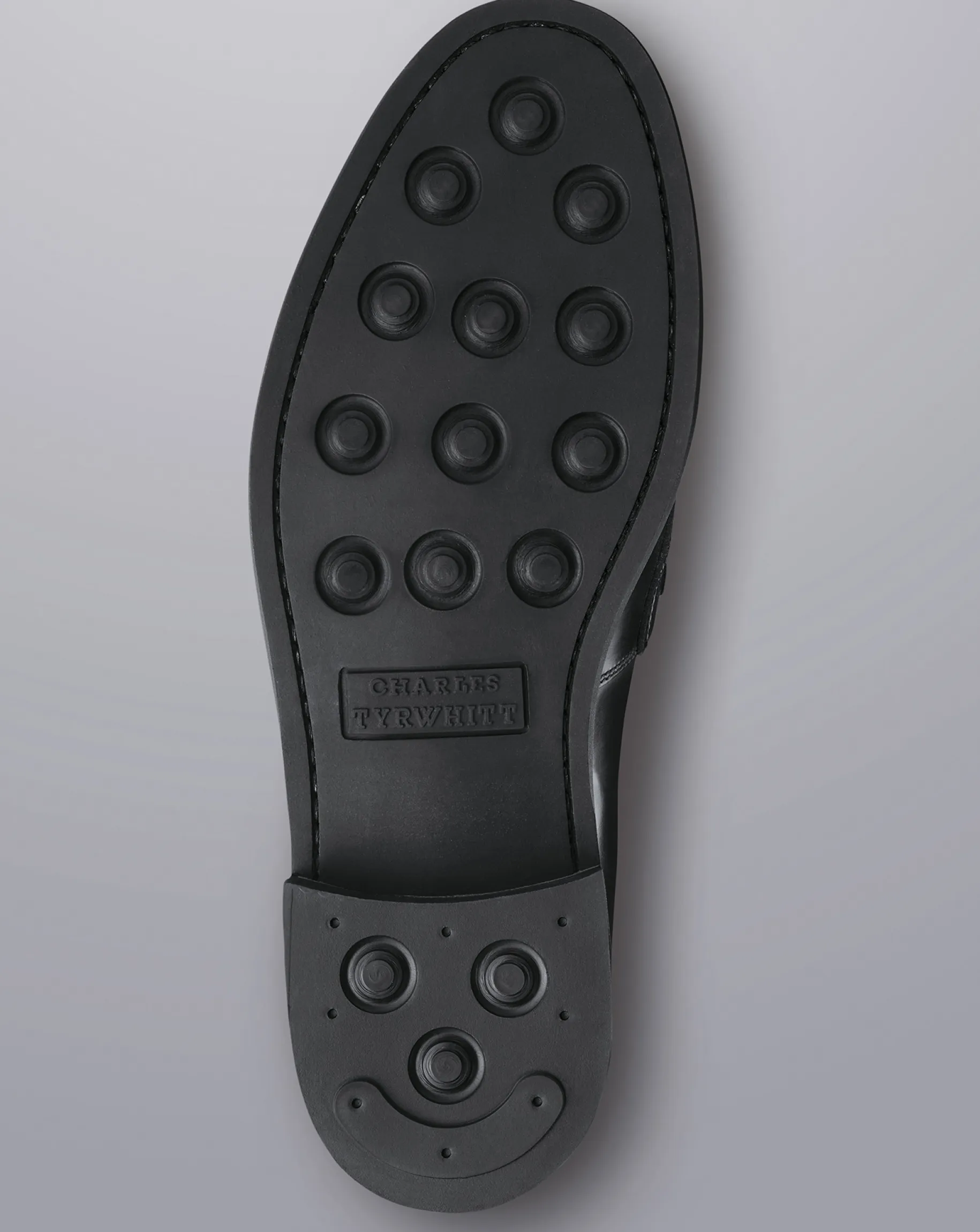 Loafers|Black Shoes<Charles Tyrwhitt High Shine Leather Penny Loafers - Black