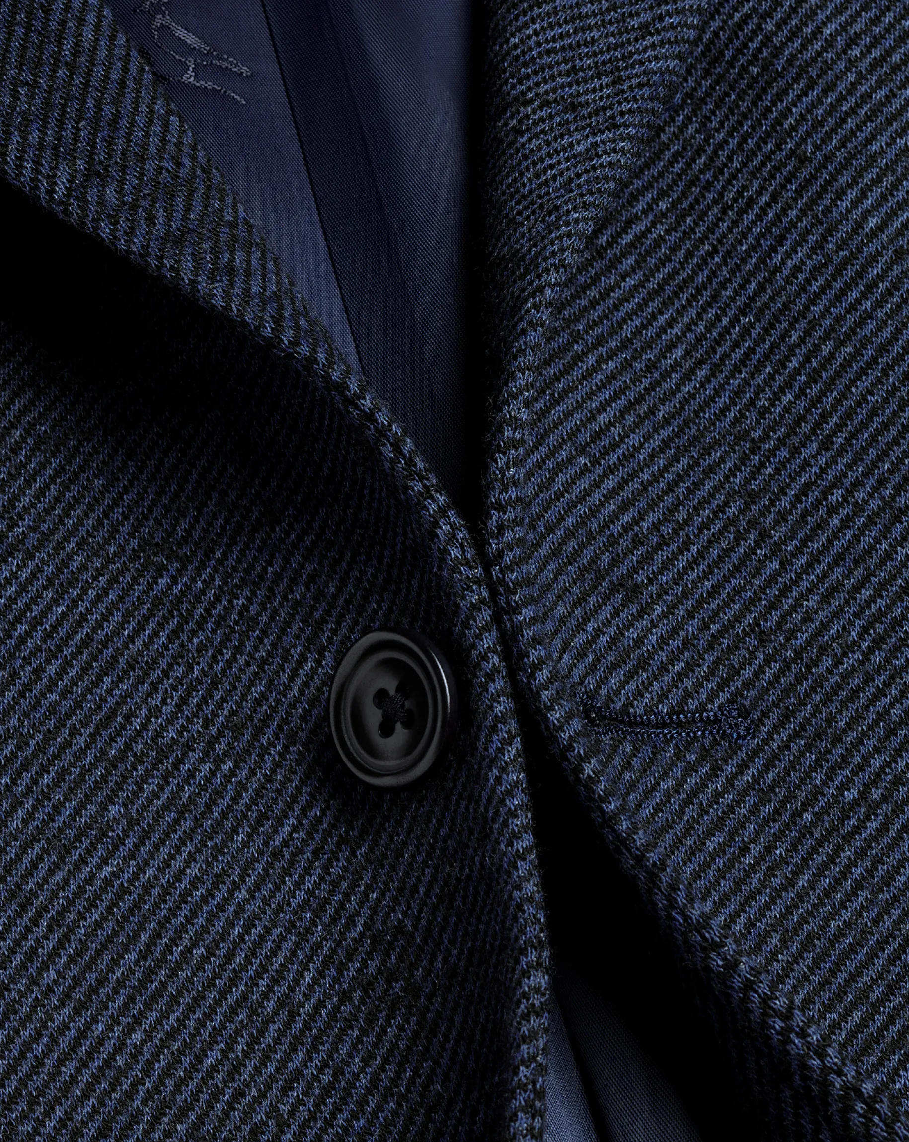Coats & Jackets|Blazers<Charles Tyrwhitt Italian Jersey Jacket - Denim Blue