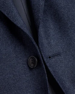 Suit Jackets|Blazers<Charles Tyrwhitt Italian Luxury Stretch Flannel Suit Jacket - Dark Blue