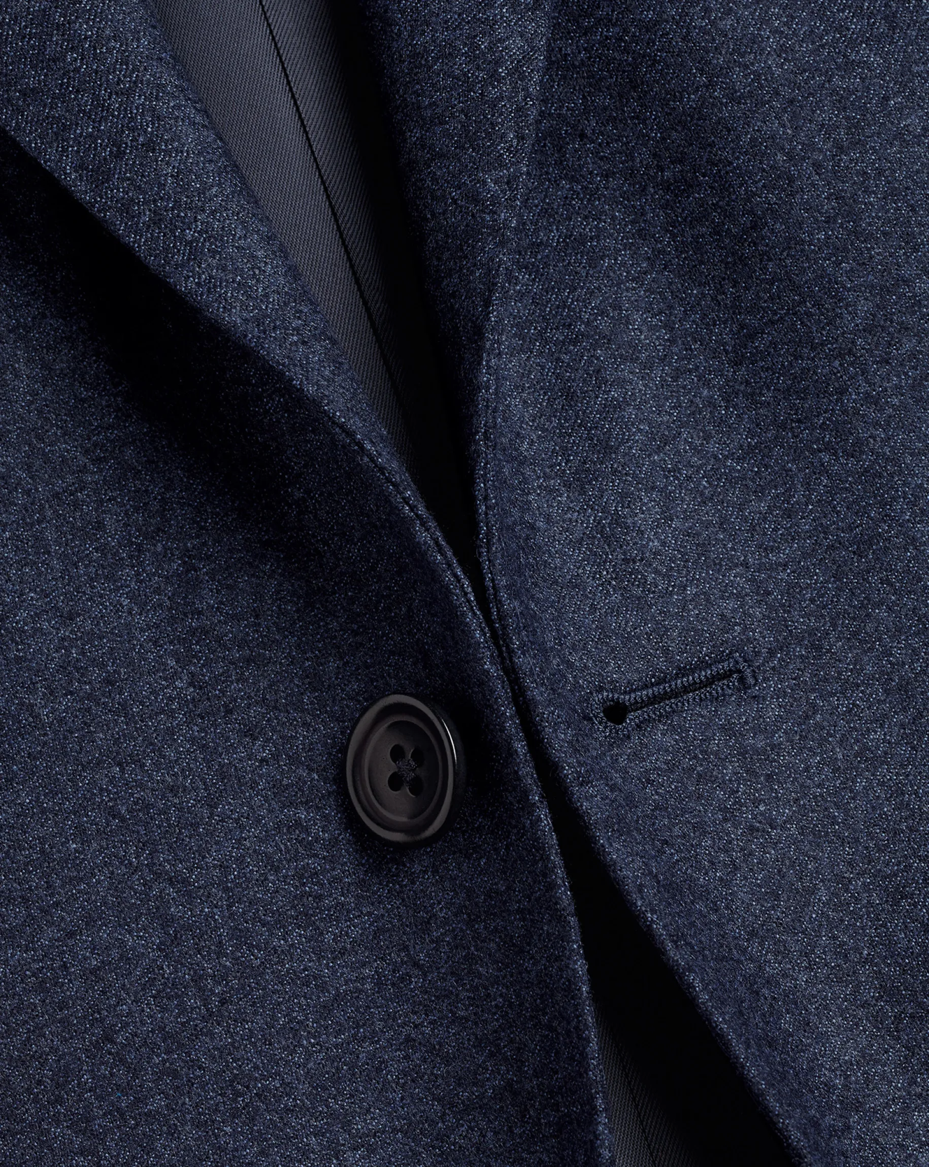 Suit Jackets|Blazers<Charles Tyrwhitt Italian Luxury Stretch Flannel Suit Jacket - Dark Blue