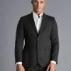 Suit Jackets|Blazers<Charles Tyrwhitt Italian Luxury Suit Jacket - Charcoal Grey