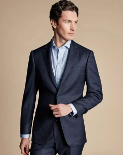 Seasonal Looks|Suit Jackets<Charles Tyrwhitt Italian Luxury Suit Jacket - Denim Blue