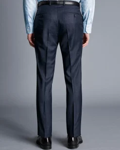 Seasonal Looks|Suit Pants<Charles Tyrwhitt Italian Luxury Suit Pants - Denim Blue