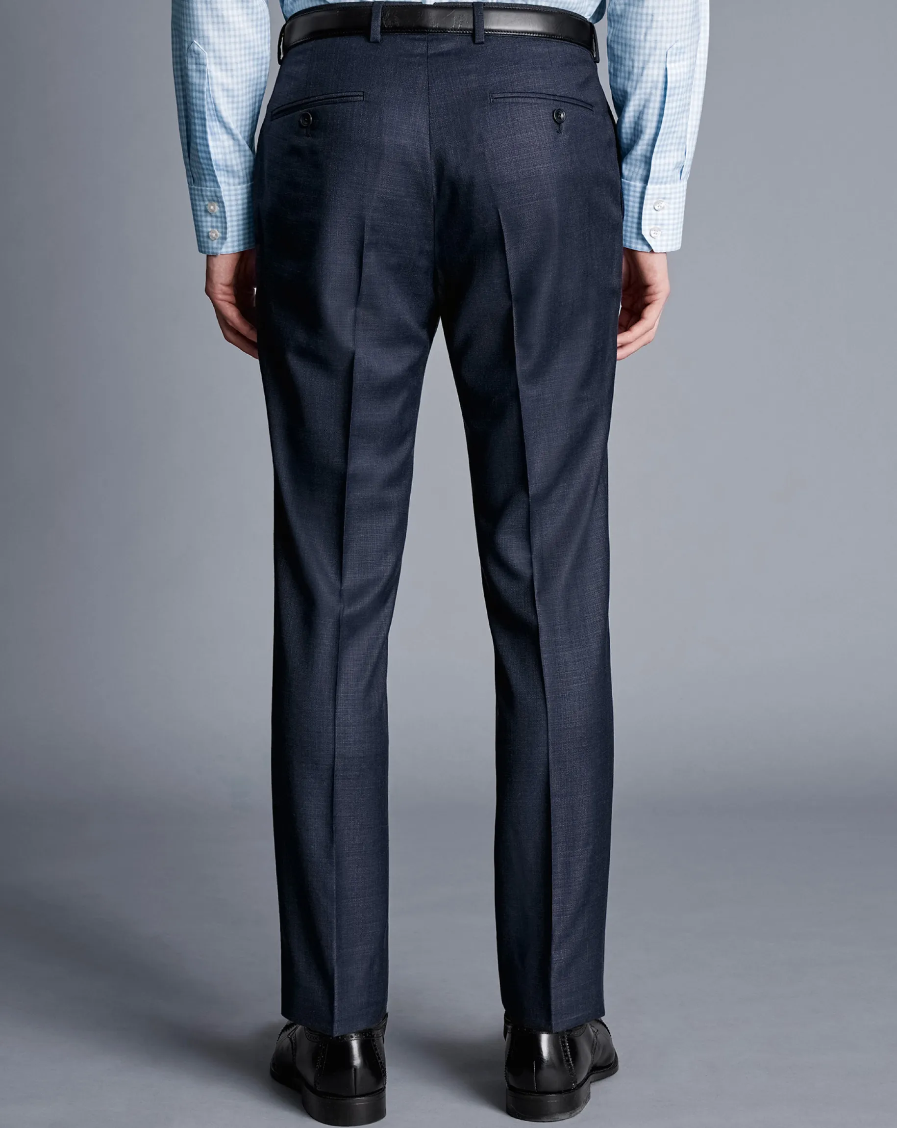 Seasonal Looks|Suit Pants<Charles Tyrwhitt Italian Luxury Suit Pants - Denim Blue