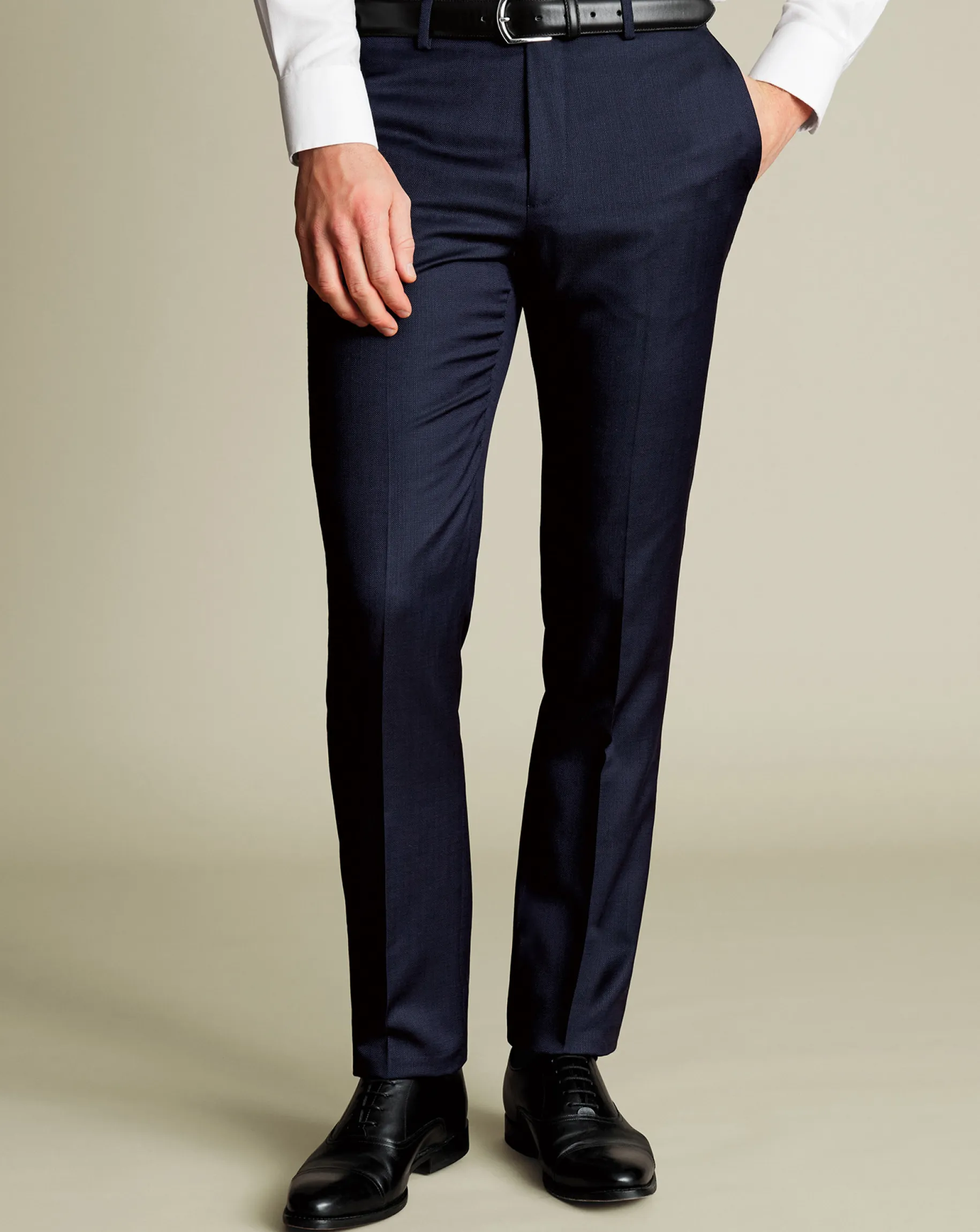 Suit Pants<Charles Tyrwhitt Italian Luxury Suit Pants - Dark Navy