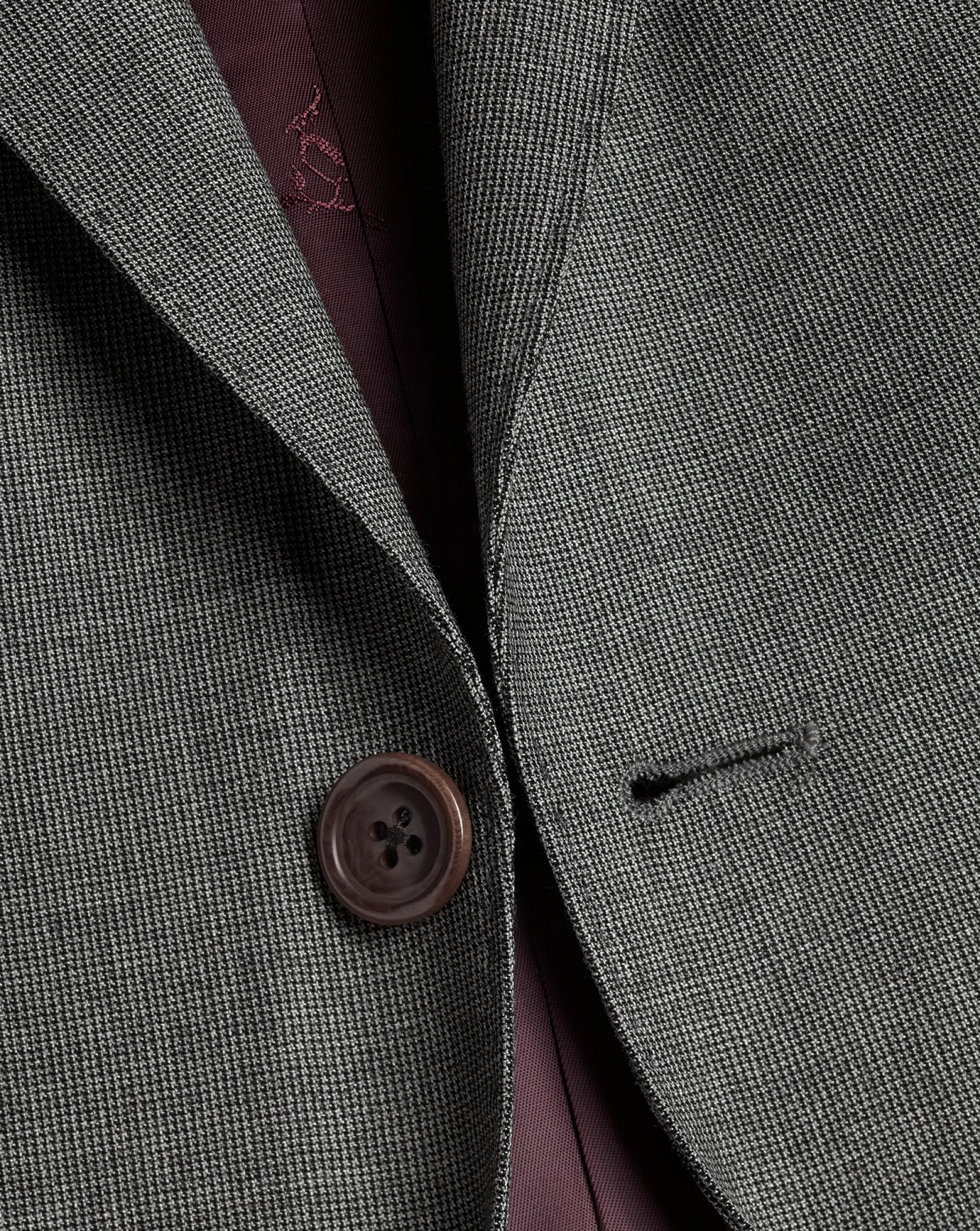 Suit Jackets|Blazers<Charles Tyrwhitt Italian Luxury Textured Suit Jacket - Light Grey